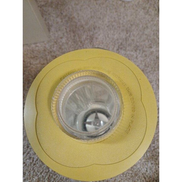 VTG MCM Waring Futura Series 8 Speed Blender Yellow Tested-Works! Model 11-156 - Picture 6 of 12